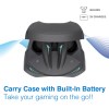 laser wireless gaming anc earphones black