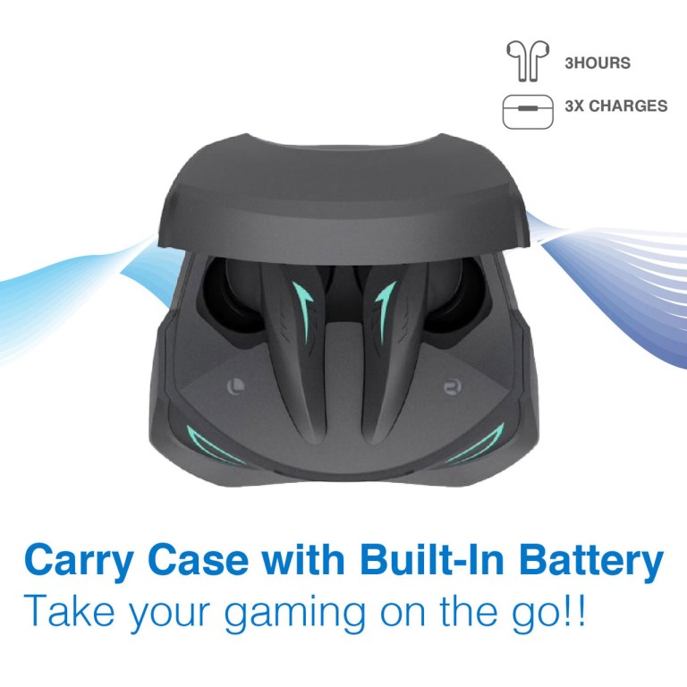 laser wireless gaming anc earphones black laser wireless gaming anc earphones black