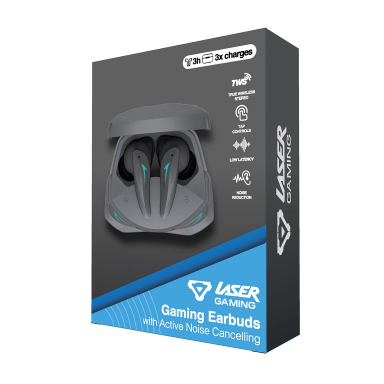 laser wireless gaming anc earphones black laser wireless gaming anc earphones black