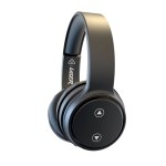 laser foldable bluetooth headphones with mic black