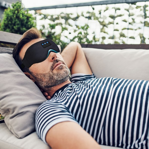 laser sleep mask bluetooth headphones black laser sleep mask bluetooth headphones black
