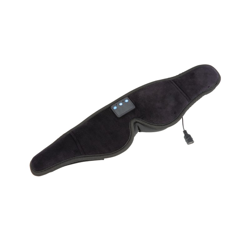 laser sleep mask bluetooth headphones black