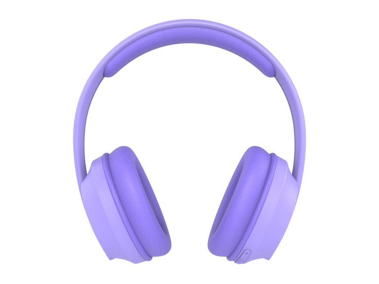 laser volume limited anc kids headphones lilac