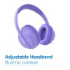 laser volume limited anc kids headphones lilac laser volume limited anc kids headphones lilac