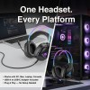 laser rgb infinity wired gaming headphones