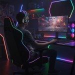 laser rgb infinity wired gaming headphones