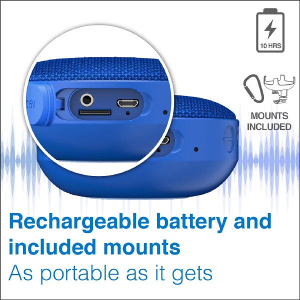 laser outdoor bluetooth speaker with mount blue laser outdoor bluetooth speaker with mount blue