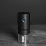 portable usb c rechargeable coffee grinder mill black