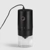 portable usb c rechargeable coffee grinder mill black