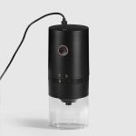 portable usb c rechargeable coffee grinder mill black