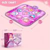 kids led musical dance mat with 6 game modes