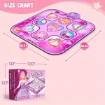 kids led musical dance mat with 6 game modes