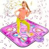 kids led musical dance mat with 6 game modes
