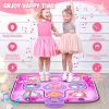 kids led musical dance mat with 6 game modes