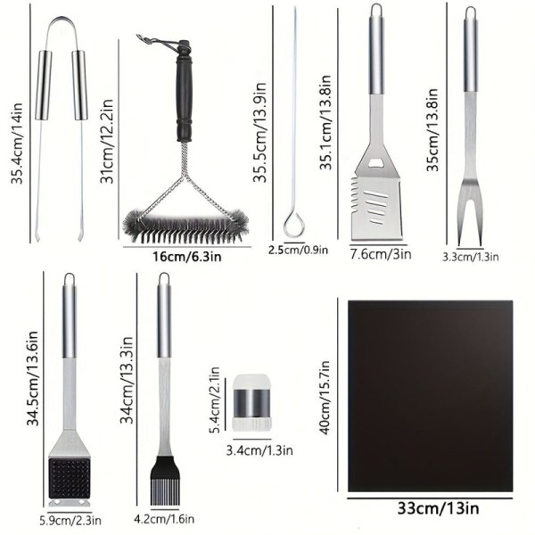 bbq grill accessories set (17pcs) bbq grill accessories set (17pcs)