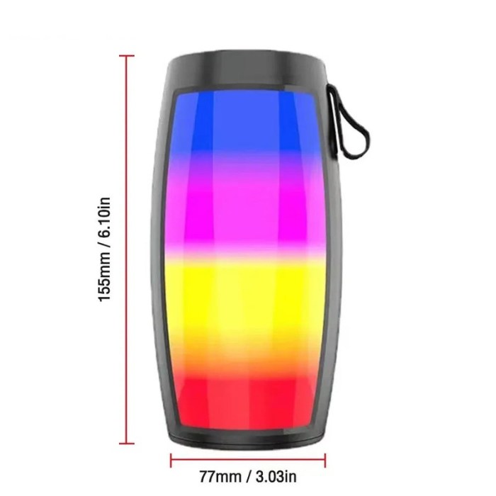 led lights speaker with powerful bass black led lights speaker with powerful bass black