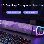computer bluetooth rgb light speaker black computer bluetooth rgb light speaker black