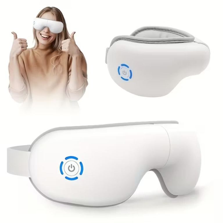4d portable eye massager with heat & music