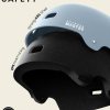 outdoormaster skateboard bike helmet for adults &youth multi sport certified impact resistant with 2 removable liners & ventilation for scooter, skating large