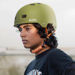 outdoormaster skateboard bike helmet for adults &youth multi sport certified impact resistant with 2 removable liners & ventilation for scooter matte adventure green skating white medium