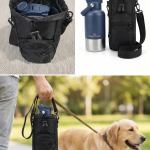 pawstock dog walking carrier bag – bottle & essentials