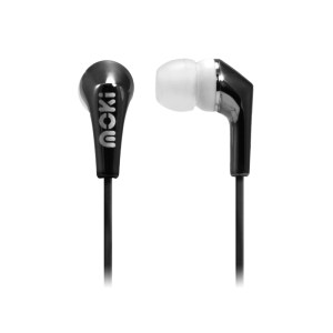 moki life metallic earbuds black