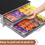 carla home k cup coffee pod drawer for 72 coffee pods storage for home kitchen counter organizer