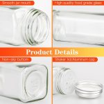 carla home 24 glass spice jars with lids, shaker tops, 180 spice labels, white pen & funnel for kitchen organization, spice rack, seasoning & herb storage carla home 24 glass spice jars with lids, shaker tops, 180 spice labels, white pen & funnel for kitchen organization, spice rack, seasoning & herb storage