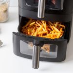 13l dual zone 2300w double stack air fryer with foldable top display