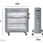 2200w quartz infrared radiant heater with adjustable thermostat and 2 power settings 2200w quartz infrared radiant heater with adjustable thermostat and 2 power settings