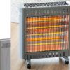 2200w quartz infrared radiant heater with adjustable thermostat and 2 power settings 2200w quartz infrared radiant heater with adjustable thermostat and 2 power settings