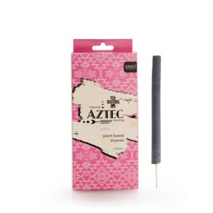 Aztec Lotus plant-based incense sticks and packaging