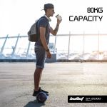 bullet sx 2000 hoverboard scooter, 500w brushless, superior self balancing system, ul certified, led lights, blue galaxy