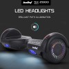 bullet sx 2000 hoverboard scooter, 500w brushless, ul certified, au compliant, superior self balancing system, led lights, black bullet sx 2000 hoverboard scooter, 500w brushless, ul certified, au compliant, superior self balancing system, led lights, black