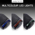 bullet sx 2000 hoverboard scooter, 500w brushless, ul certified, au compliant, superior self balancing system, led lights, black