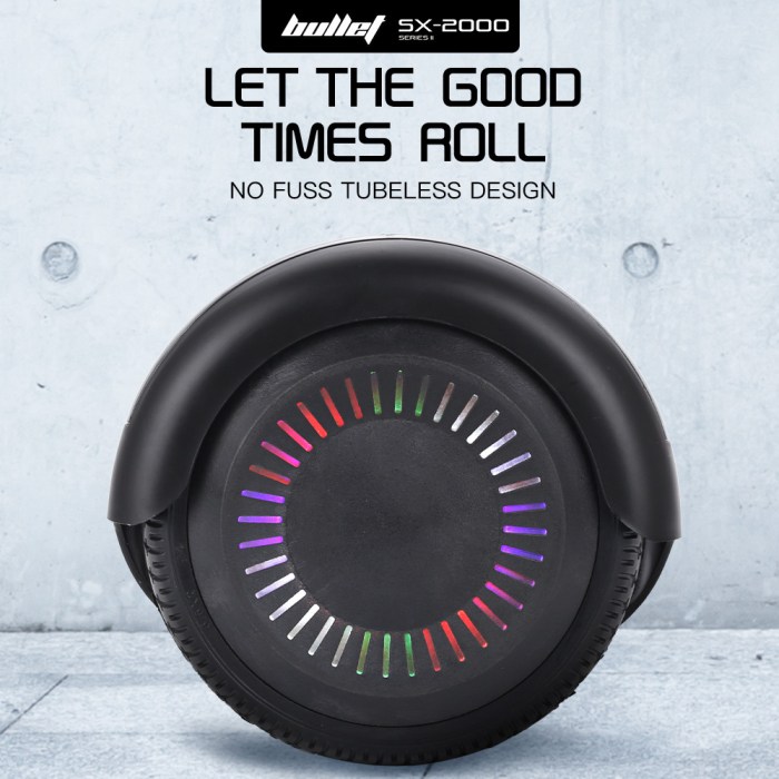 bullet sx 2000 hoverboard scooter, 500w brushless, ul certified, au compliant, superior self balancing system, led lights, black bullet sx 2000 hoverboard scooter, 500w brushless, ul certified, au compliant, superior self balancing system, led lights, black