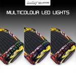 bullet sx 2000 hoverboard scooter, 500w brushless, ul certified, au compliant, superior self balancing system, led lights, hip hop design