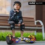 bullet sx 2000 hoverboard scooter, 500w brushless, ul certified, au compliant, superior self balancing system, led lights, hip hop design