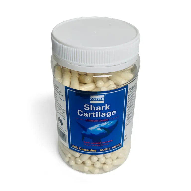 costar shark cartilage 750mg 365 capsules joint support supplement