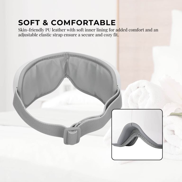 orku rechargeable eye massager – vibration heat pressure therapy with bluetooth orku rechargeable eye massager – vibration heat pressure therapy with bluetooth