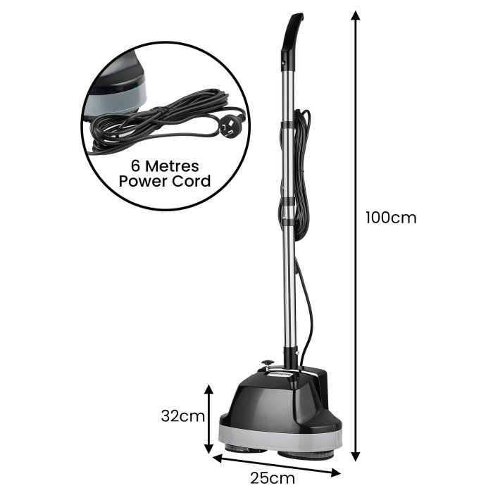 kartrite hauskeeper gen2 5 in 1 black electric floor polisher hard waxer buffer scrubber cleaner 240v with twin rotating brushes 6m power cord kartrite hauskeeper gen2 5 in 1 black electric floor polisher hard waxer buffer scrubber cleaner 240v with twin rotating brushes 6m power cord