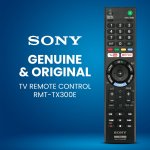sony tv remote control rmt tx300e