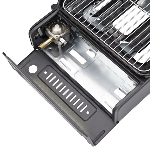 portable gas stove burner butane bbq camping gas cooker with non stick plate black portable gas stove burner butane bbq camping gas cooker with non stick plate black