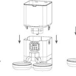 yes4pets 6l automatic digital pet dog cat feeder double food bowl dispenser