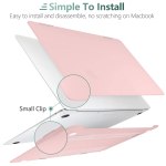 suitable for macbook air 13 inch case 2022 2021 2020 2019 2018, a1932, a2179, a2337 shell case keyboard cover