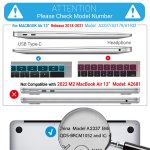 suitable for macbook air 13 inch case 2022 2021 2020 2019 2018, a1932, a2179, a2337 shell case keyboard cover grey suitable for macbook air 13 inch case 2022 2021 2020 2019 2018, a1932, a2179, a2337 shell case keyboard cover grey