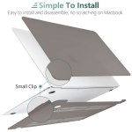 suitable for macbook air 13 inch case 2022 2021 2020 2019 2018, a1932, a2179, a2337 shell case keyboard cover grey suitable for macbook air 13 inch case 2022 2021 2020 2019 2018, a1932, a2179, a2337 shell case keyboard cover grey