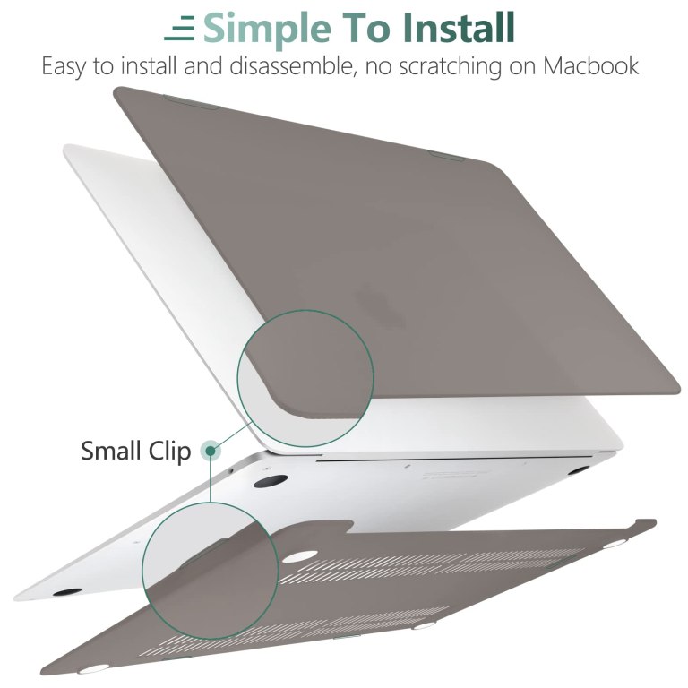 suitable for macbook air 13 inch case 2022 2021 2020 2019 2018, a1932, a2179, a2337 shell case keyboard cover grey suitable for macbook air 13 inch case 2022 2021 2020 2019 2018, a1932, a2179, a2337 shell case keyboard cover grey