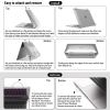suitable for macbook air 13 inch case 2022 2021 2020 2019 2018, a1932, a2179, a2337 shell case keyboard cover grey suitable for macbook air 13 inch case 2022 2021 2020 2019 2018, a1932, a2179, a2337 shell case keyboard cover grey