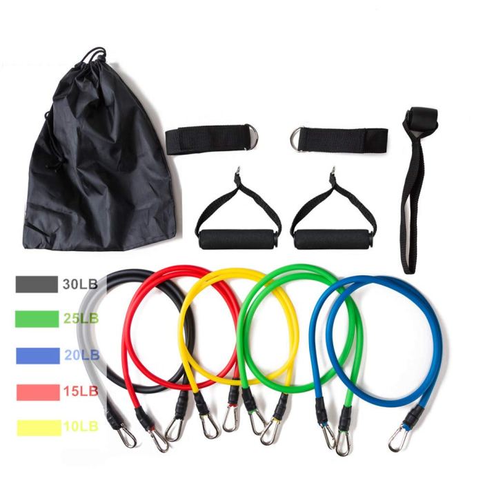 11 pack resistance bands stackable exercise bands home workouts physical therapy gym training 11 pack resistance bands stackable exercise bands home workouts physical therapy gym training